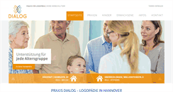 Desktop Screenshot of logopaedie-praxis-hannover.de